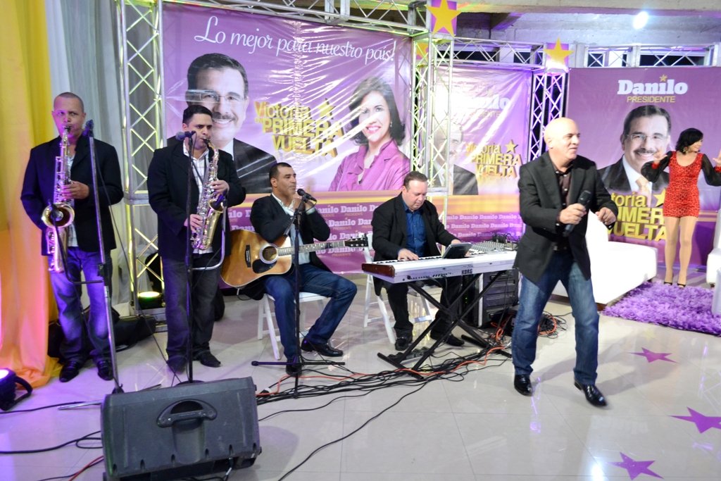 Participación de Genarito y orquesta en Cierre de Campaña PLD